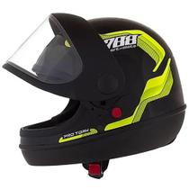 Capacete Sport Moto Preto E Amarelo Pro Tork Capacete Sport Moto Preto E Amarelo Pro Tork