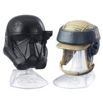 Capacete Star Wars Black Series Titanium Imperial Death Trooper e Rebel Commando