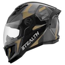Capacete Stealth Concept Moto Fechado Pro Tork Adulto Segurança Conforto Proteção Resistência Masculino Feminino