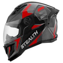 Capacete Stealth Concept Moto Fechado Pro Tork Adulto Segurança Conforto Proteção Resistência Masculino Feminino