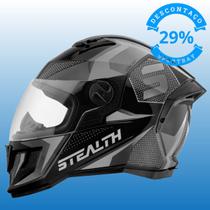 Capacete Stealth Concept Moto Fechado Pro Tork Adulto Segurança Conforto Proteção Resistência Masculino Feminino Capacete Stealth Concept Moto Fechado Pro Tork Adulto Segurança Conforto Proteção Resistência Masculino Feminino