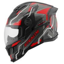 Capacete Stealth Hawk Moto Fechado Feminino Masculino Pro Tork Proteção Segurança