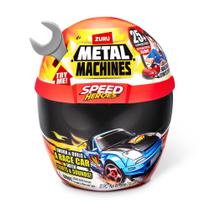 Capacete Surpresa Metal Machines Speed Hero 20 peças, Cinza