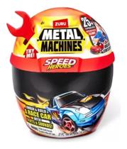 Capacete Surpresa Zuru Metal Machines Speed Heroes Vermelho - Monte seu proprio carro