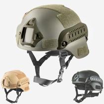 Capacete Tático Militar Proteção Esportes Rapel Segurança Forças Especiais Helmet Capacete Tático Militar Proteção Esportes Rapel Segurança Forças Especiais Helmet