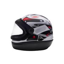 Capacete Taurus 10014430 San Marino Grafic Branco Tamanho 60