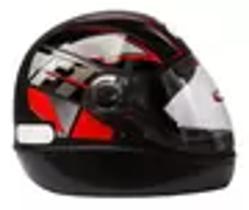 Capacete Taurus Formula 1 Neo Preto Fosco Vermelho Tam 60