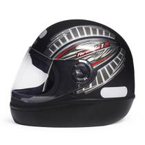 Capacete taurus formula 1 r grafic preto fosco 60