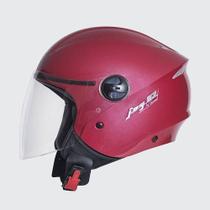 Capacete Taurus Joy 23 By Interna De Couro Vermelho