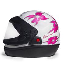 Capacete Taurus San Marino Femme Branco tamanho 58