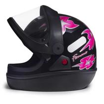 Capacete taurus san marino femme cores florido para samarino