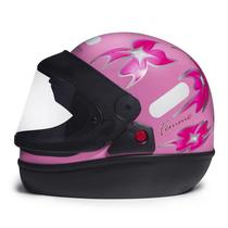 Capacete taurus san marino femme rosa tamanho - 60