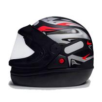 Capacete Taurus San Marino Grafic Preto Fosco