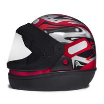 Capacete taurus san marino grafic vermelho 58