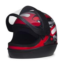 Capacete Taurus San Marino Grafic Vermelho tamanho 62 Capacete Taurus San Marino Grafic Vermelho tamanho 62