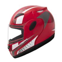Capacete Taurus Zarref escamoteavel Grafic Vermelho Tam 58 Capacete Taurus Zarref escamoteavel Grafic Vermelho Tam 58