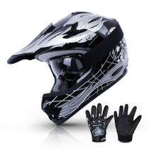 Capacete TCMT Dot para jovens e crianças Motocross Offroad Street Capacete TCMT Dot para jovens e crianças Motocross Offroad Street