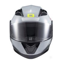 Capacete Texx Esc Gladiator V3 Makan Cinz Verd Bril 62 F016