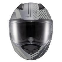 Capacete Texx Escam Kratos Cyber Cinz Fosc 58 F016