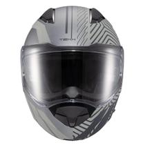 Capacete Texx Escam Kratos Cyber Cinz Fosc 61 F016