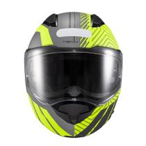 Capacete Texx Escam Kratos Cyber Cinz Verd Fosc 56 F016