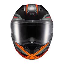 Capacete Texx Escam Kratos Nomade Pret Laran Cinz Bril