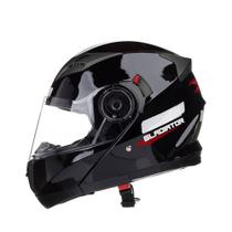 Capacete Texx Escamot Gladiator Pret Brilhante 60