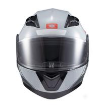 Capacete Texx Escamot Gladiator V3 Makan Cinz Verm 60