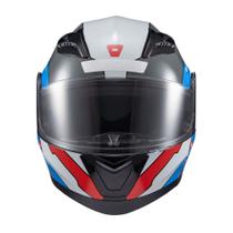 Capacete Texx Escamot Gladiator V3 Reisen Azul Verm Branc 56 Capacete Texx Escamot Gladiator V3 Reisen Azul Verm Branc 56