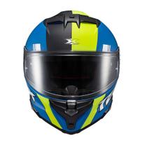 Capacete Texx Fecha Kaiman Track Verd Pret Azu Fosc 62 F016