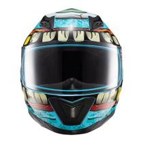 Capacete Texx Fechado Hawk Orc Turquesa 58