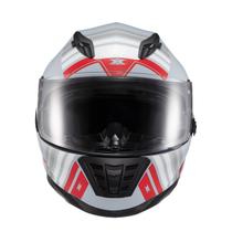 Capacete Texx Fechado Wing Grid Chumb Verm Branc 56