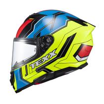 Capacete Texx Kaiman com Óculos Solar Países Esportivo Moto