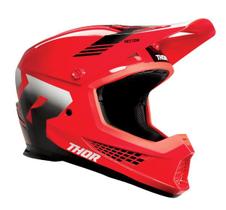 Capacete Thor Sector 2 Carve - Vermelho/branco Capacete Thor Sector 2 Carve - Vermelho/branco