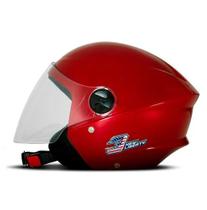 Capacete tork aberto c/vis. new liberty-3 (elite) red-58