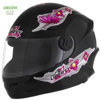 Capacete tork infantil liberty pt girls t-54 Capacete tork infantil liberty pt girls t-54