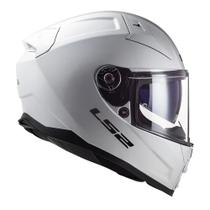 Capacete Tri composto Ls2 FF811 Vector 2 Monocolor Branco Masculino e Feminino Carbono