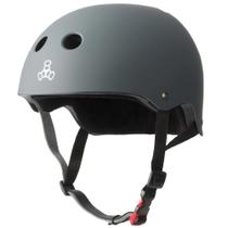 Capacete Triple Eight Sweatsaver - Certificado, com Revestimento de Borracha de Carbono