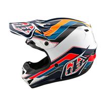 Capacete Troy Lee Designs SE4 Polyacrylite MIPS Azul, tamanho XL