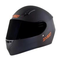 Capacete trust pro shadow preto/lanranj- fosco tamanho:60