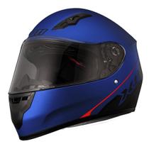 Capacete Trust Solides X11 Fosco Azul Metálico