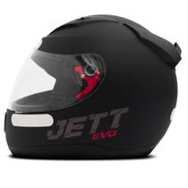 Capacete Urbano Motociclista Fechado Integral Jett Evo Line Solid Fosco Feminino Masculino Oferta