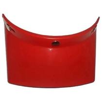 Capacete Vermelho com Pala 3 Botões - Taurus, Ebf, Roockie