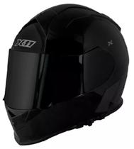 Capacete X11 Revo Pro All Black + Viseira Extra Tamanho 62