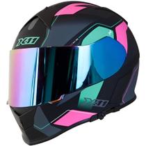 Capacete X11 Revo Pro Flagger 2 Sv Rosa Acqua Fosco