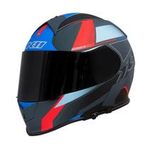 Capacete X11 Revo Pro Flagger Sv 2 Viseiras Preto/Vermelho