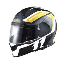 Capacete X11 Revo Pro Surround Branco e Dourado 56