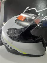 Capacete x11 solides prata tam.61