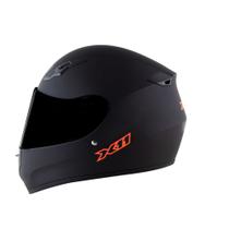 Capacete X11 Trust Shadow HVZ Preto Fosco