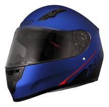 Capacete X11 Trust Solides Azul Metalico Azul Metálico 60